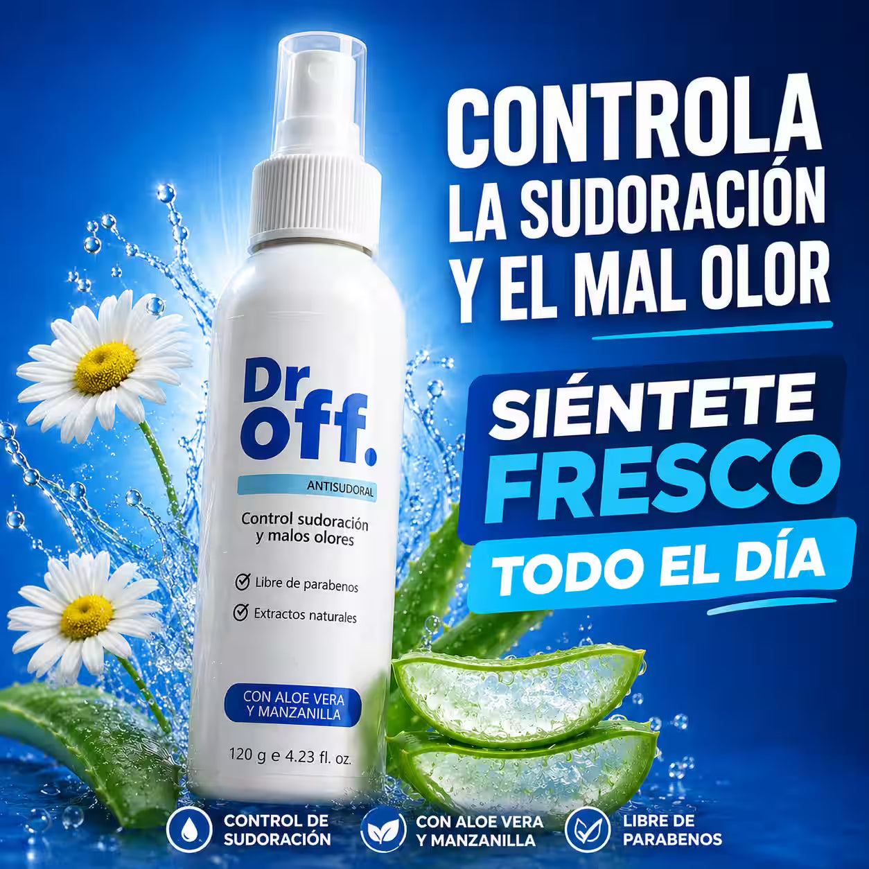 Dr Off | Potente Formula Para Eliminar El Mal Olor Y La Sudoración Excesiva