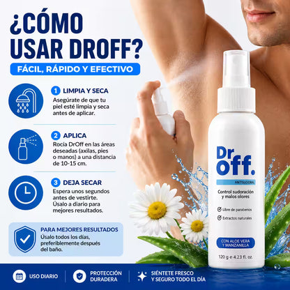 Dr Off | Potente Formula Para Eliminar El Mal Olor Y La Sudoración Excesiva