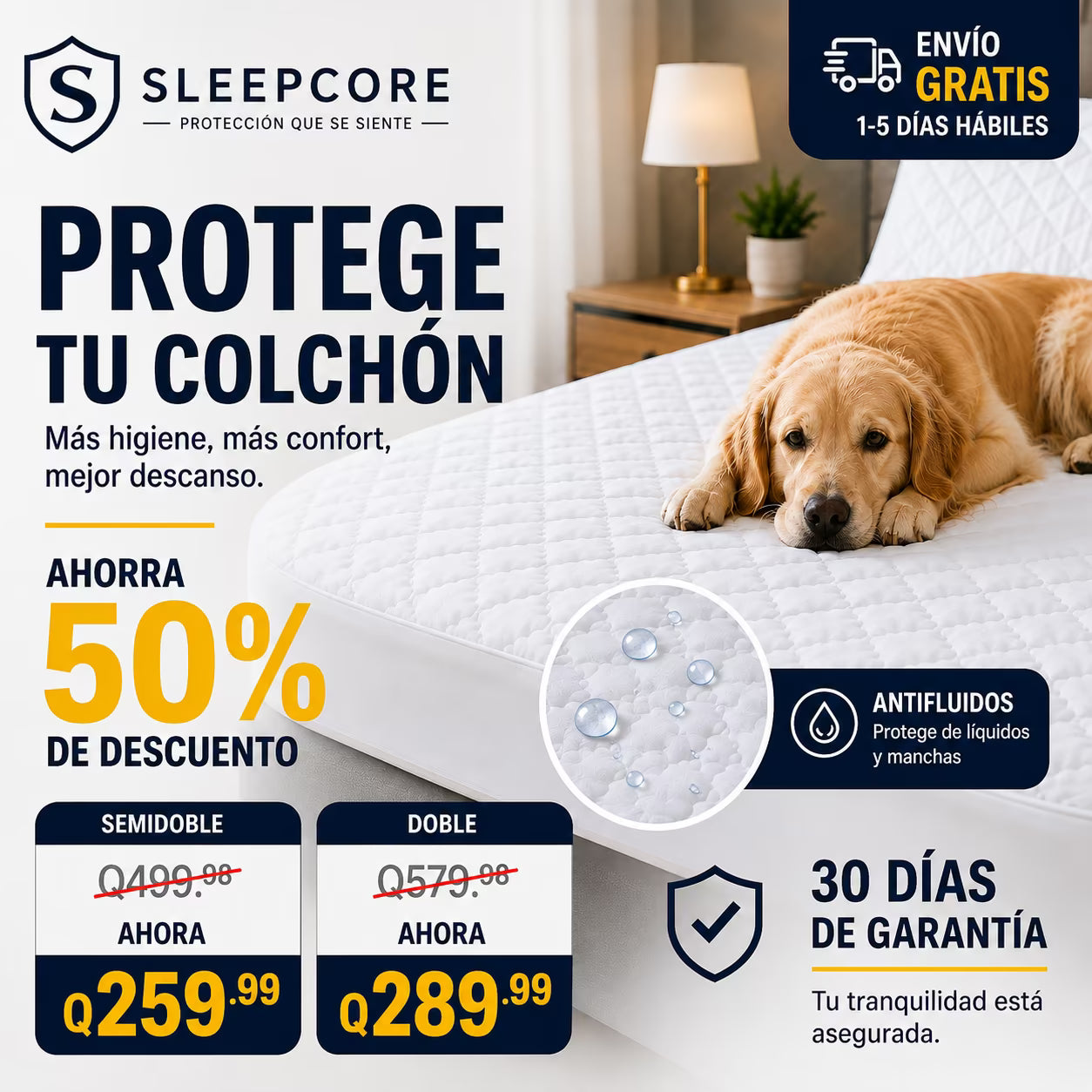 SLEEPCORE — Protección que se siente