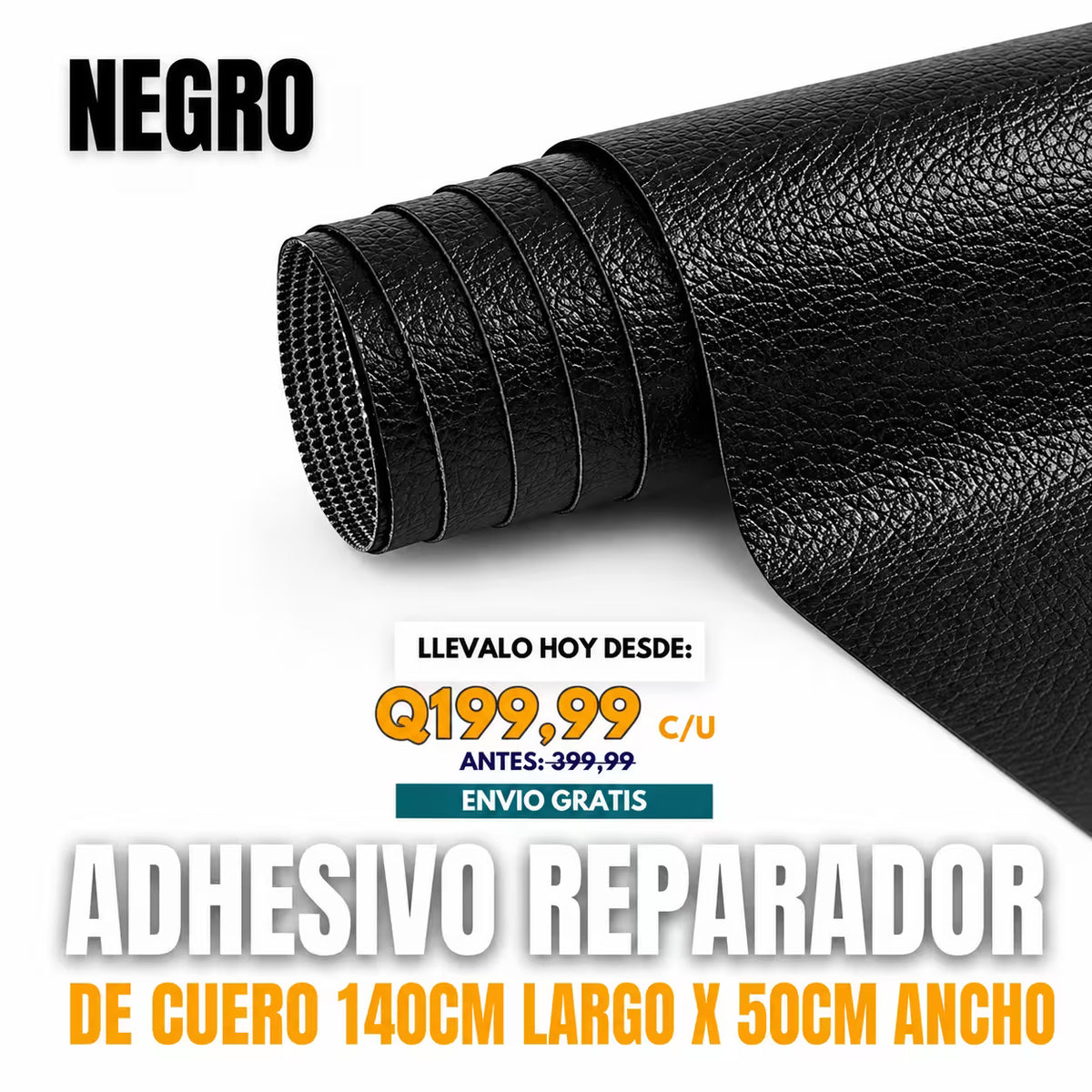 ADHESIVO REPARADOR DE CUERO | 140CM X 50CM